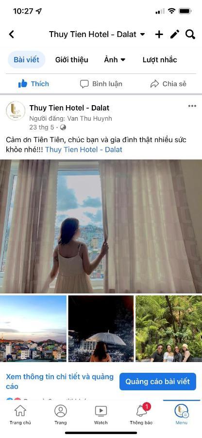 Khach San Thuy Tien Hotell Dalat Eksteriør bilde